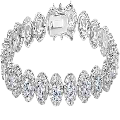 Vòng Tay Vàng Hồng 14K Đính Đá Topaz – Dấu Ấn Dịu Dàng và Lãng Mạn