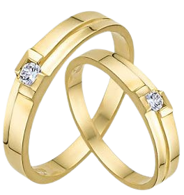 Nhẫn cưới vàng 24k